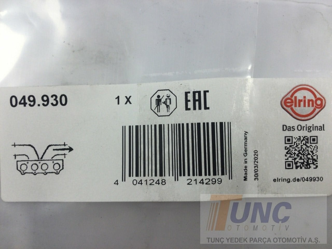 ELRING 049 930 Egzoz Manifold Contası 037253039F uygun fiyat hızlı kargo