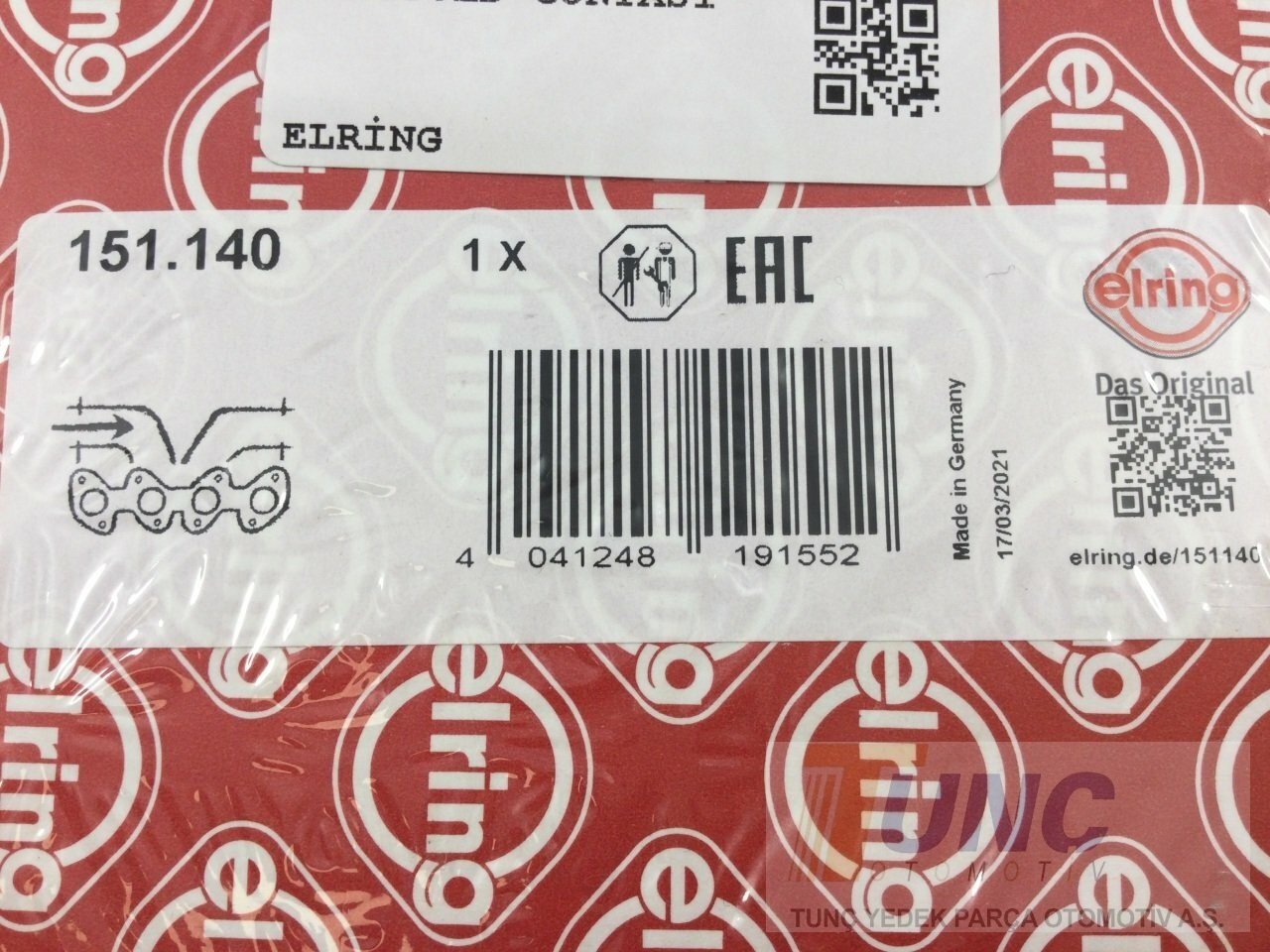 ELRING 151 140 Emme Manifoldu Contası 03C129717C uygun fiyat hızlı kargo