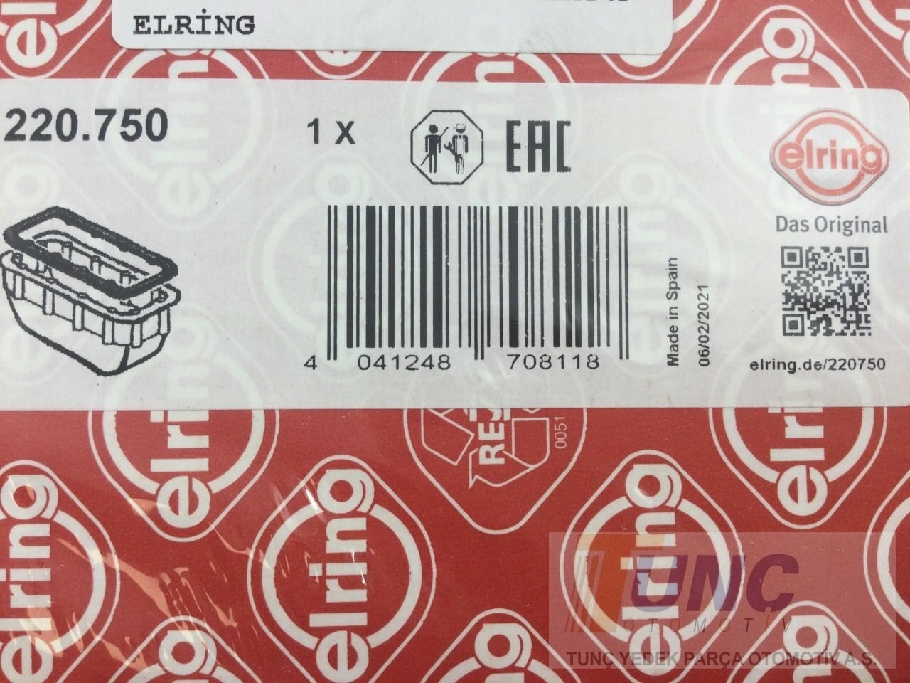 ELRING 220 750 Karter Contası 04B103609 uygun fiyat hızlı kargo