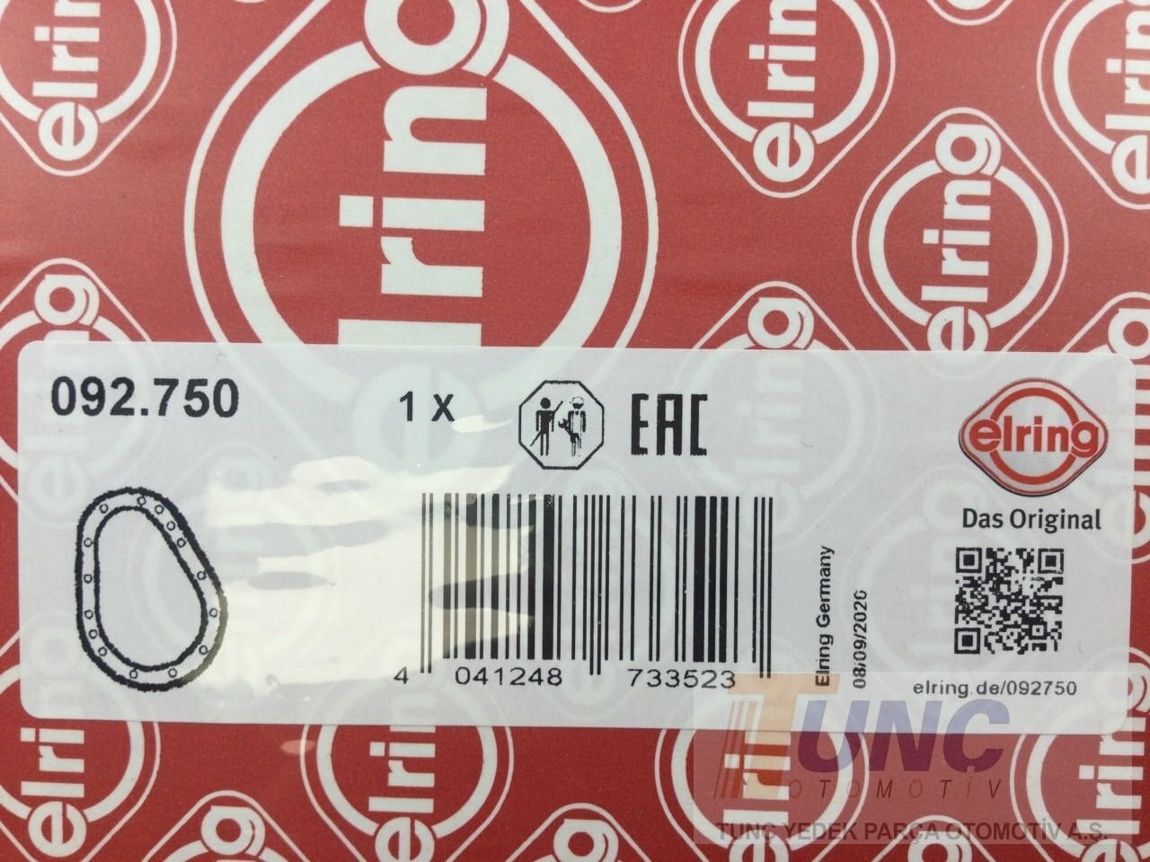 ELRING 092 750 Kumanda Contası 03C109287G uygun fiyat hızlı kargo