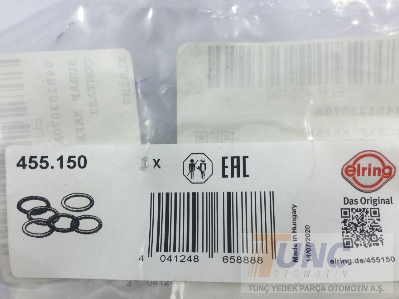 ELRING 455 150 Supap Kapak Contası 04B103070A uygun fiyat hızlı kargo