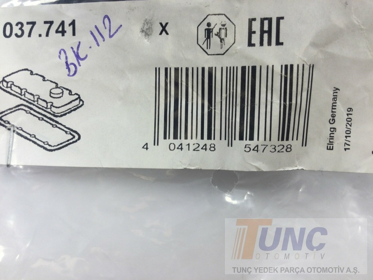 ELRING 037 741 Supap Kapak Contası 022103484F uygun fiyat hızlı kargo