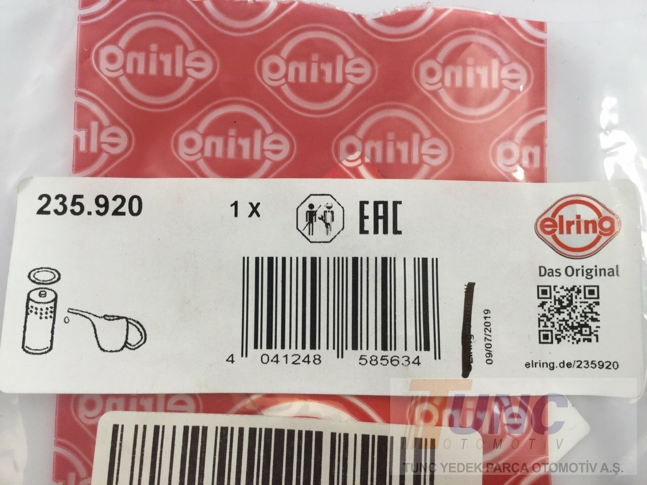 ELRING 235 920 Yağ Filtre Gövde Contası 03L198441 uygun fiyat hızlı kargo