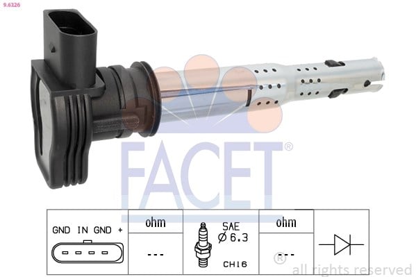 FACET 9 6326 Bobin 06F905115 uygun fiyat hızlı kargo