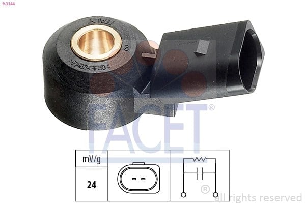 FACET 9 3144 Vuruntu Sensörü 030905377C uygun fiyat hızlı kargo