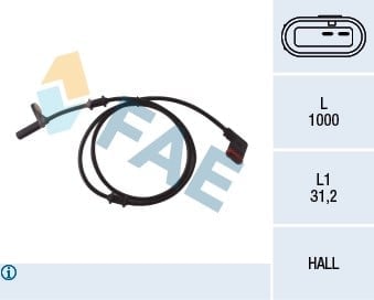 FAE 78037 ABS Devir Sensörü 2035400217 uygun fiyat hızlı kargo