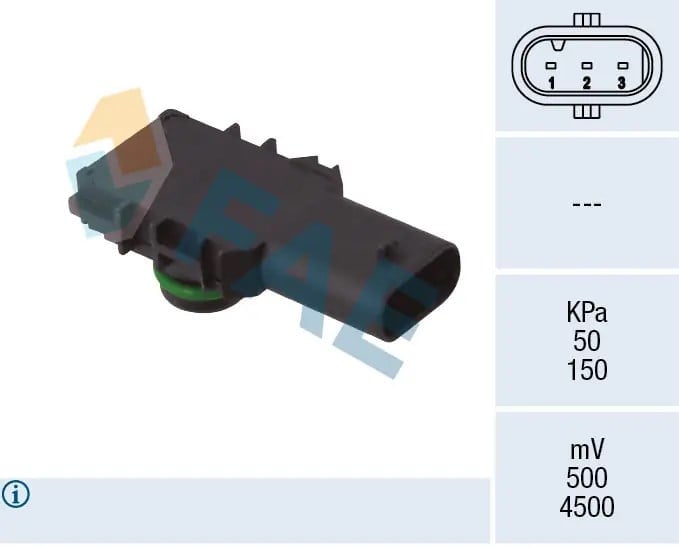 FAE 15196 Emme Basınç Sensörü 06E906052 uygun fiyat hızlı kargo