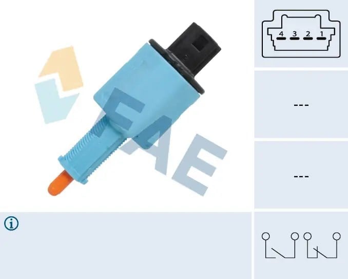 FAE 24888 Fren Pedal Sensörü 104468100B uygun fiyat hızlı kargo