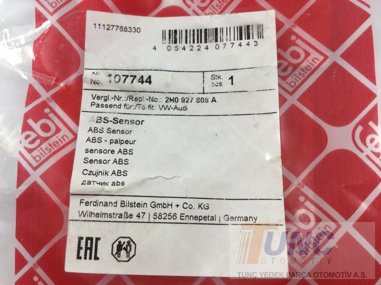 FEBI BILSTEIN 107744 ABS Devir Sensörü 2H0927808A uygun fiyat hızlı kargo
