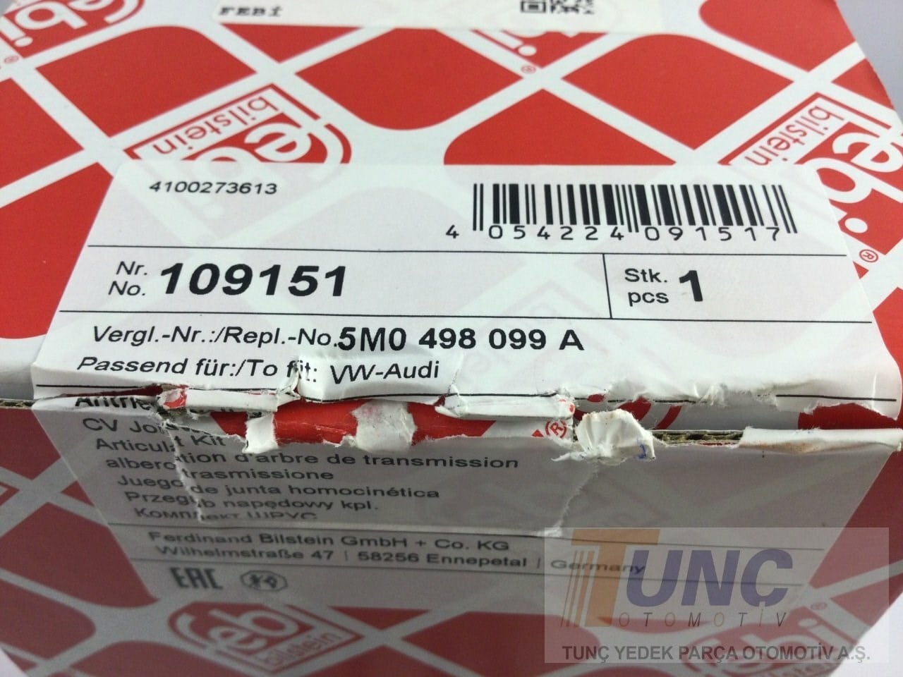FEBI BILSTEIN 109151 Aks Kafası 5M0498099A uygun fiyat hızlı kargo