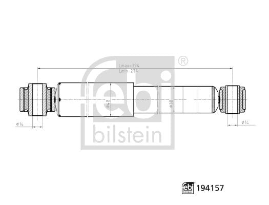FEBI BILSTEIN 194157 Amortisör 6393263000 uygun fiyat hızlı kargo