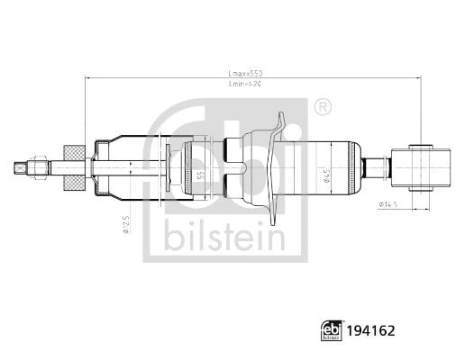 FEBI BILSTEIN 194162 Amortisör 48510 09J00 uygun fiyat hızlı kargo