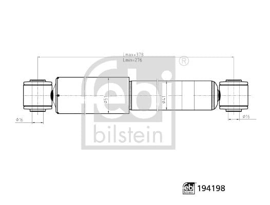 FEBI BILSTEIN 194198 Amortisör 5206 H1 uygun fiyat hızlı kargo
