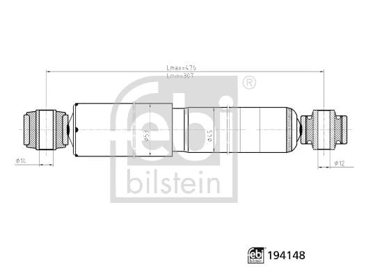 FEBI BILSTEIN 194148 Amortisör 2K0513029R uygun fiyat hızlı kargo