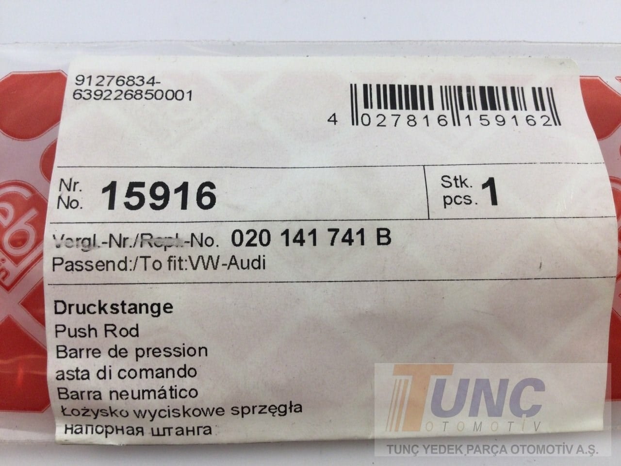 FEBI BILSTEIN 15916 Debriyaj Mili 020141741B uygun fiyat hızlı kargo