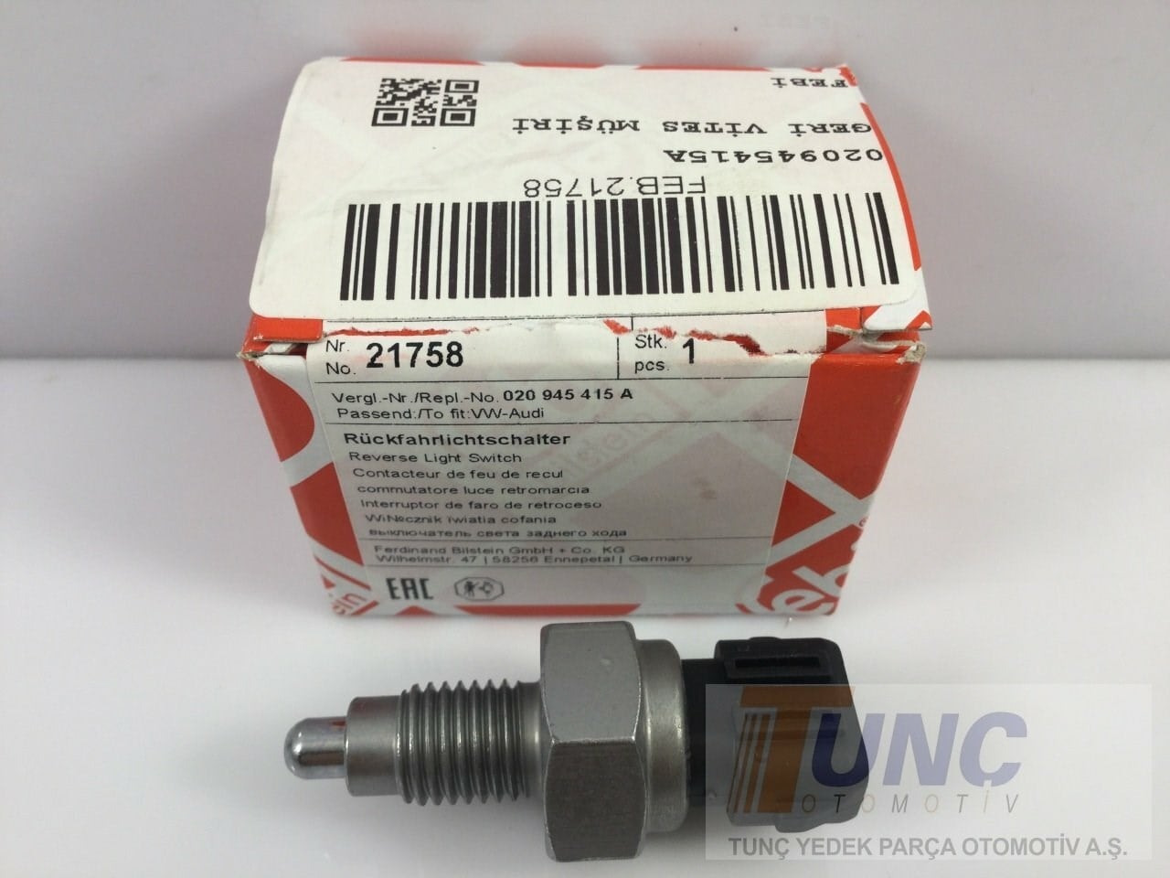 FEBI BILSTEIN 21758 Geri Vites Müşürü 020945415A uygun fiyat hızlı kargo