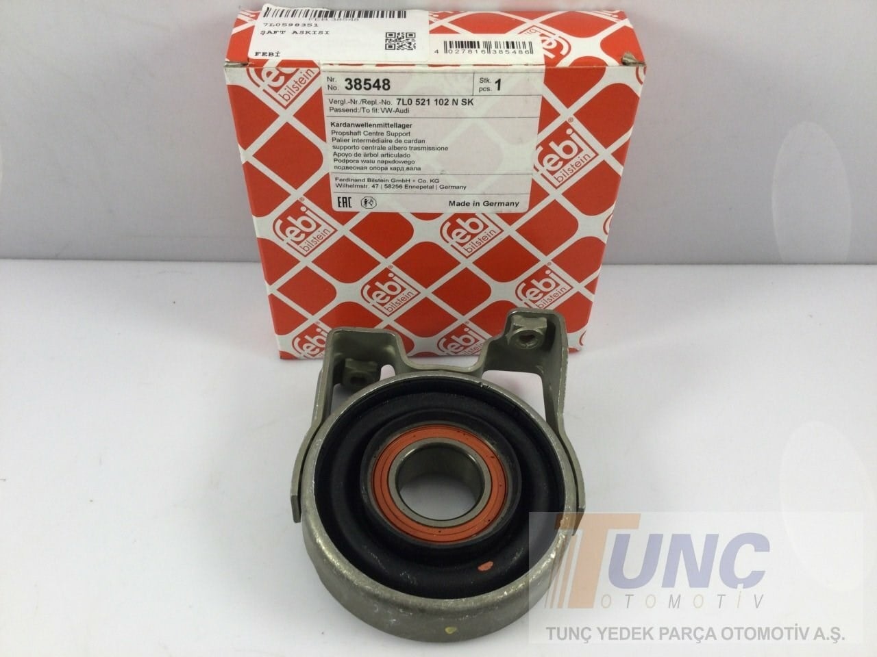 FEBI BILSTEIN 38548 Şaft Askısı 7L0598351 uygun fiyat hızlı kargo