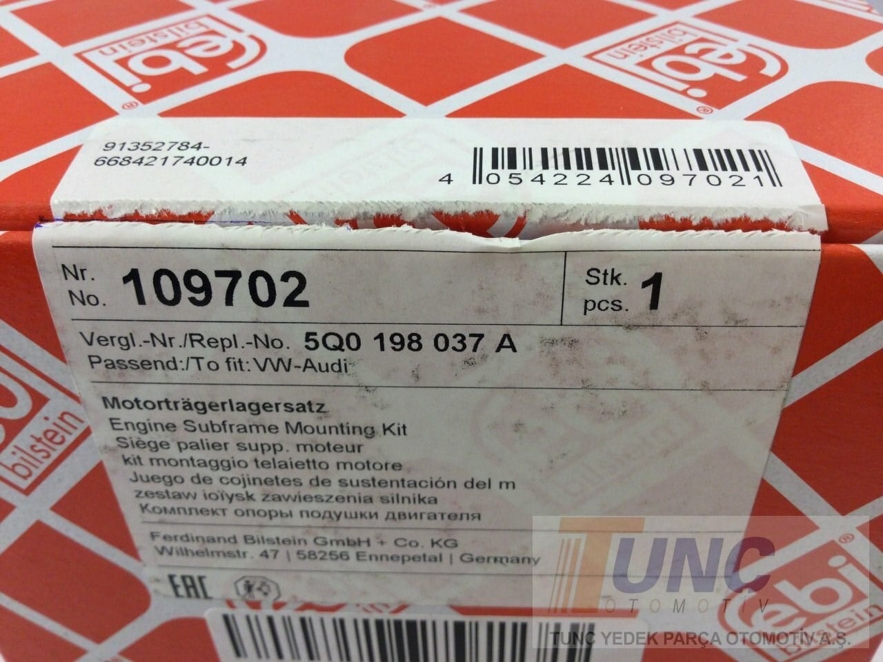 FEBI BILSTEIN 109702 Şanzıman Alt Kulağı 5Q0198037A uygun fiyat hızlı kargo