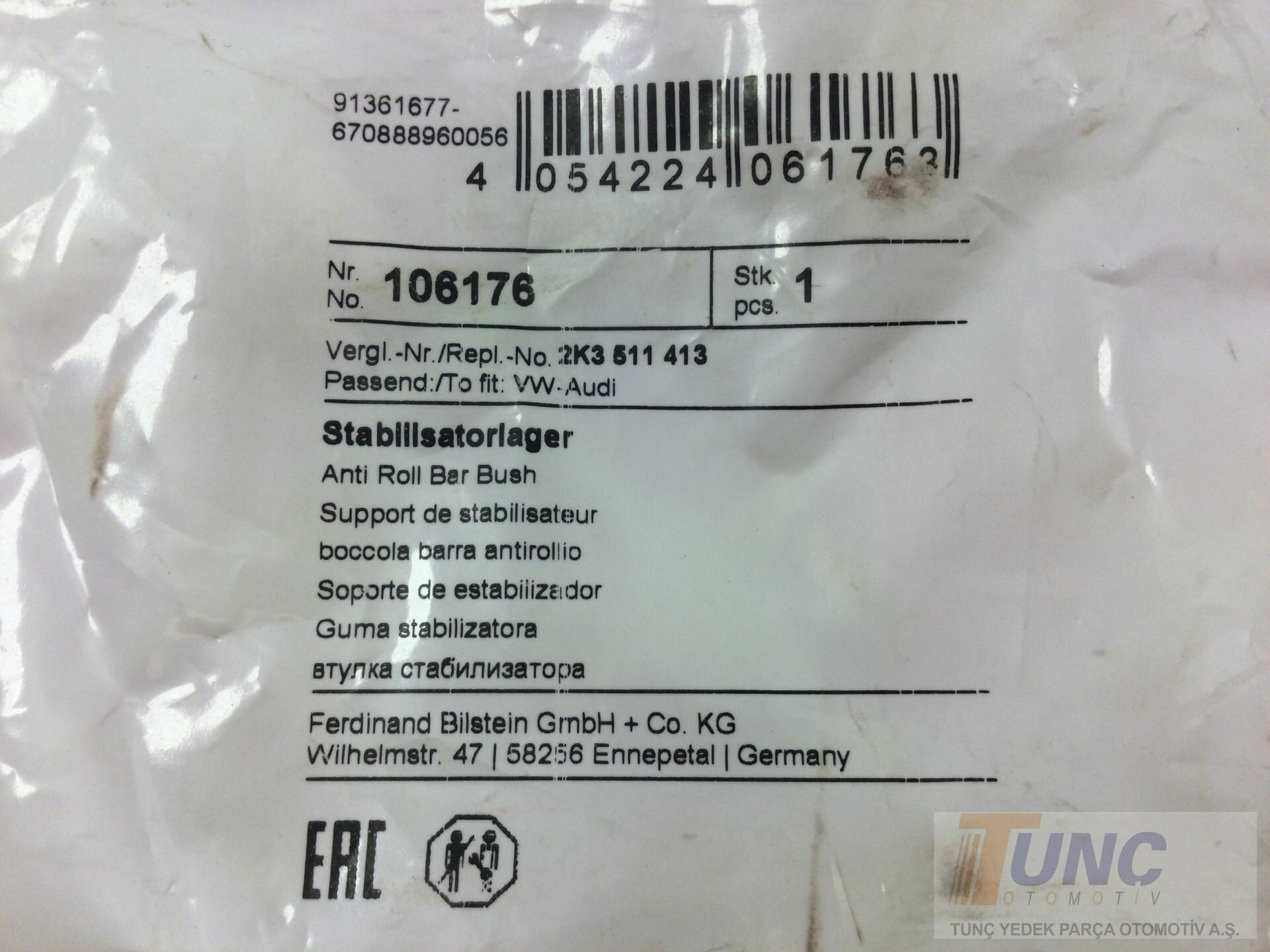 FEBI BILSTEIN 106176 Viraj Demir Lastiği 2K3511413 uygun fiyat hızlı kargo