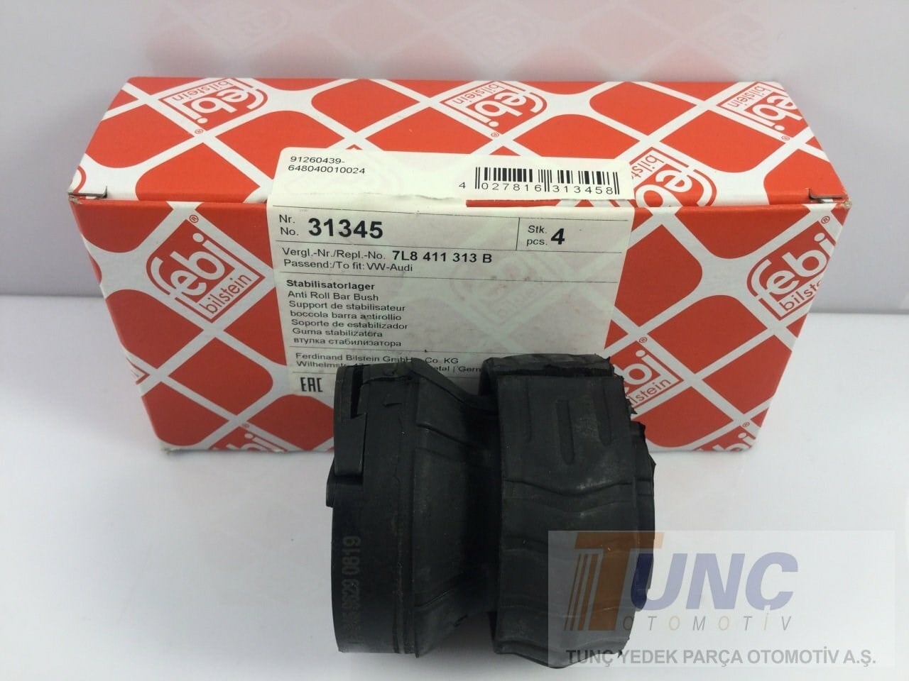 FEBI BILSTEIN 31345 Viraj Demir Lastiği 7L8411313B uygun fiyat hızlı kargo