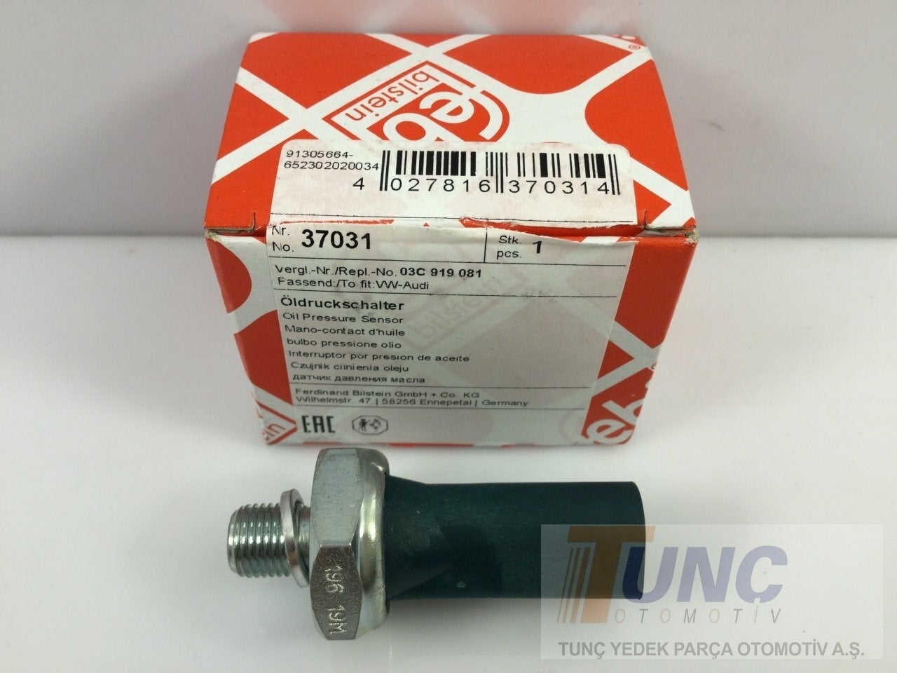 FEBI BILSTEIN 37031 Yağ Basınç Sensörü 03C919081 uygun fiyat hızlı kargo
