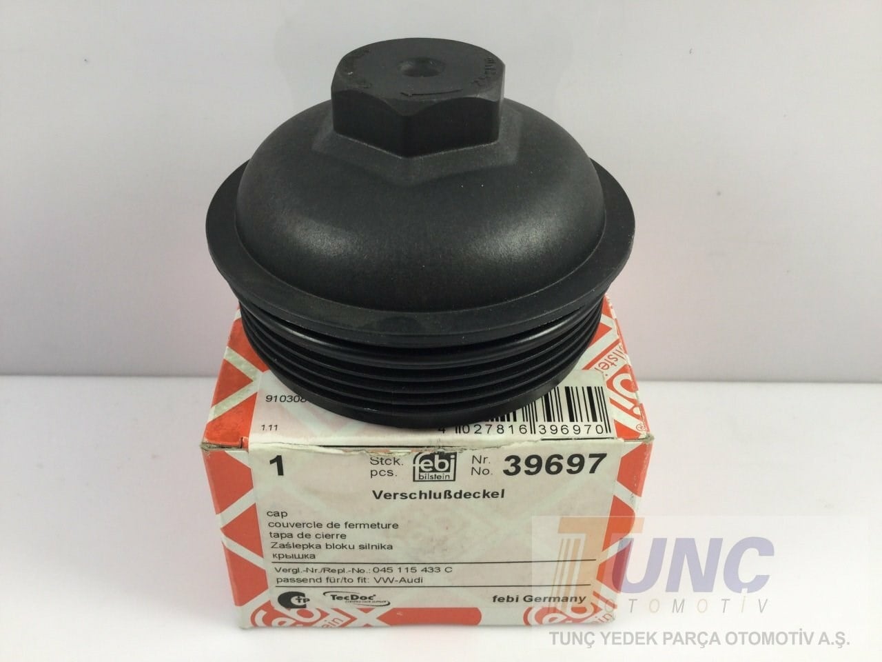 FEBI BILSTEIN 39697 Yağ Filtre Kapağı 045115433C uygun fiyat hızlı kargo