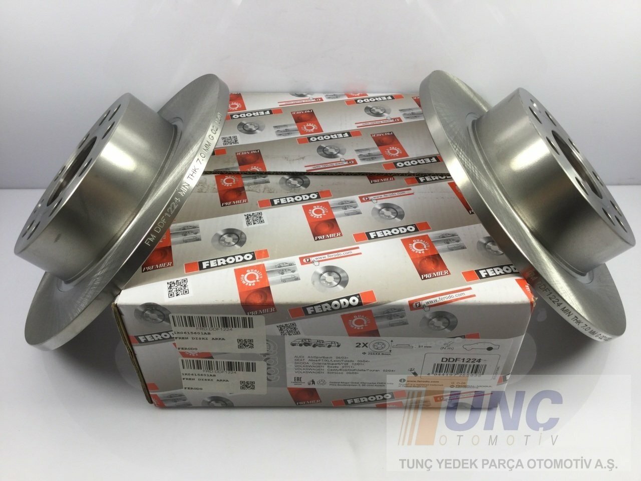FERODO DDF1224 Fren Diski 1K0615601AB uygun fiyat hızlı kargo
