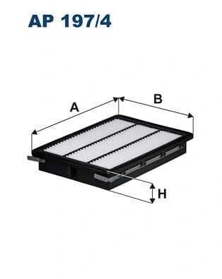 FILTRON AP 197 4 Hava Filtresi 28113 D3300 uygun fiyat hızlı kargo