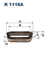 FILTRON K 1118A Polen Filtresi 4E0819439A uygun fiyat hızlı kargo