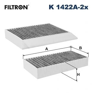 FILTRON K 1422A 2x Polen Filtresi 1668300118 uygun fiyat hızlı kargo