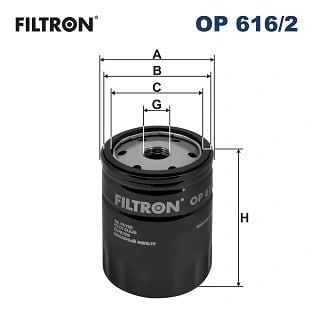 FILTRON OP 616 2 Yağ Filtresi 047115561B uygun fiyat hızlı kargo