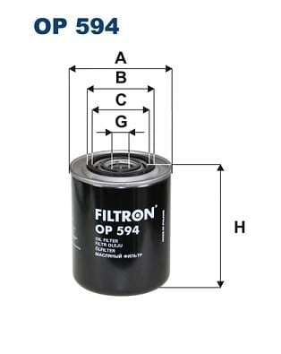 FILTRON OP 594 Yağ Filtresi 107167 uygun fiyat hızlı kargo