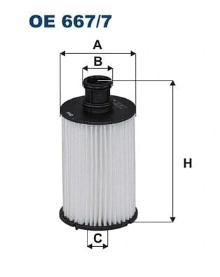 FILTRON OE 667 7 Yağ Filtresi 8W93 6A692 AC uygun fiyat hızlı kargo