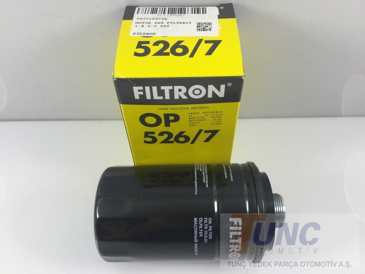 FILTRON OP 526 7 Yağ Filtresi 06J115403Q uygun fiyat hızlı kargo