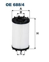 FILTRON OE 688 4 Yağ Filtresi 06M198405F uygun fiyat hızlı kargo