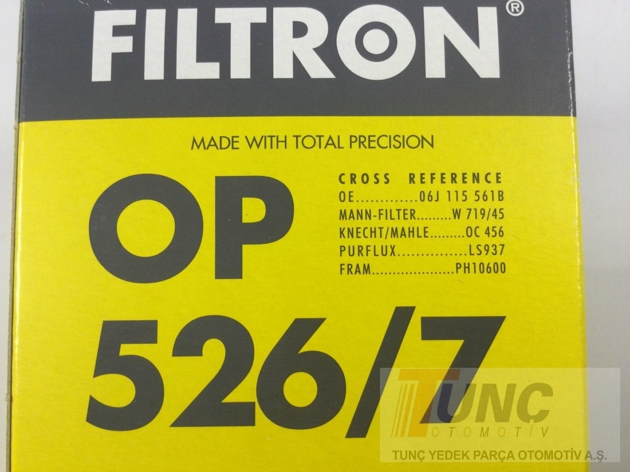 FILTRON OP 526 7 Yağ Filtresi 06J115403Q uygun fiyat hızlı kargo
