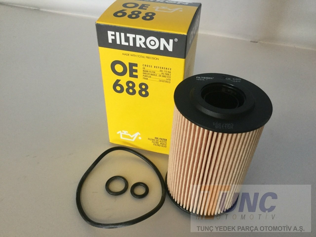 FILTRON OE 688 Yağ Filtresi 03L115562 uygun fiyat hızlı kargo