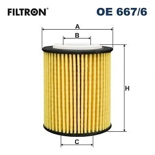 FILTRON OE 667 6 Yağ Filtresi 155254505 uygun fiyat hızlı kargo