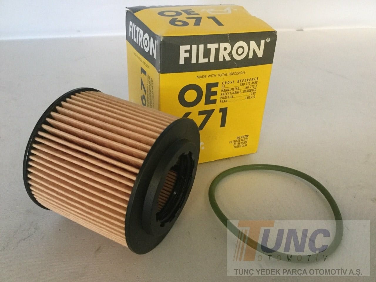 FILTRON OE 671 Yağ Filtresi 03D198819A uygun fiyat hızlı kargo