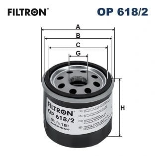 FILTRON OP6182 Yağ Filtresi 1M01 23 802 uygun fiyat hızlı kargo