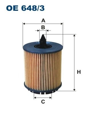 FILTRON OE 648 3 Yağ Filtresi 12575810 uygun fiyat hızlı kargo