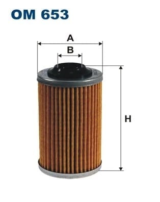 FILTRON OM 653 Yağ Filtresi 12593333 uygun fiyat hızlı kargo