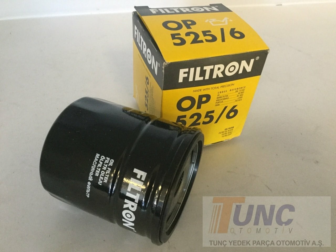 FILTRON OP 525 6 Yağ Filtresi 03L115561 uygun fiyat hızlı kargo