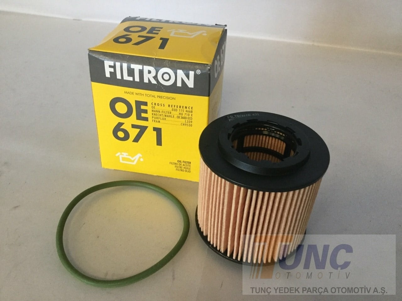 FILTRON OE 671 Yağ Filtresi 03D198819A uygun fiyat hızlı kargo