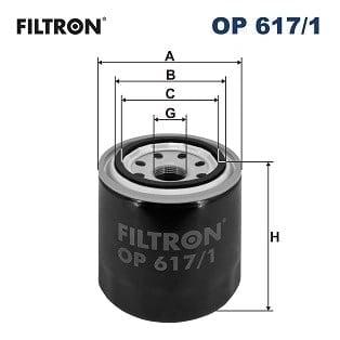FILTRON OP6171 Yağ Filtresi 2630035530 uygun fiyat hızlı kargo