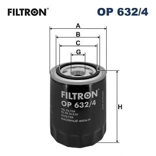 FILTRON OP 632 4 Yağ Filtresi 0K55114302 uygun fiyat hızlı kargo
