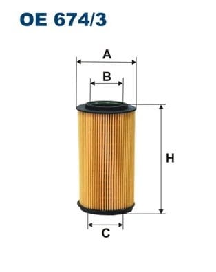 FILTRON OE 674 3 Yağ Filtresi 26320 3C100 uygun fiyat hızlı kargo