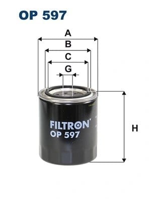 FILTRON OP 597 Yağ Filtresi 0FE3R14302 uygun fiyat hızlı kargo