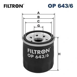 FILTRON OP 643 6 Yağ Filtresi 152009645R uygun fiyat hızlı kargo