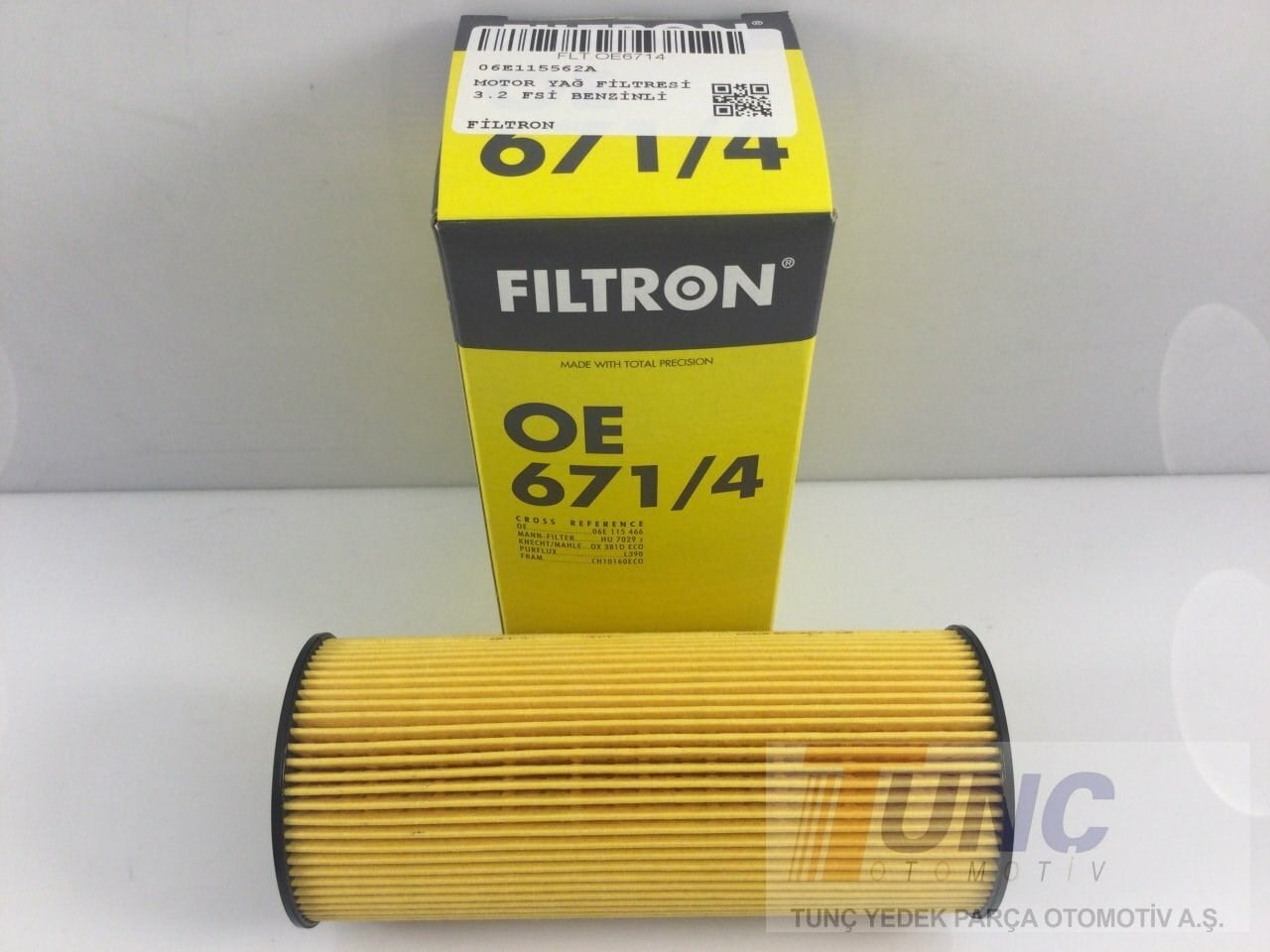 FILTRON OE 671 4 Yağ Filtresi 06E115562A uygun fiyat hızlı kargo